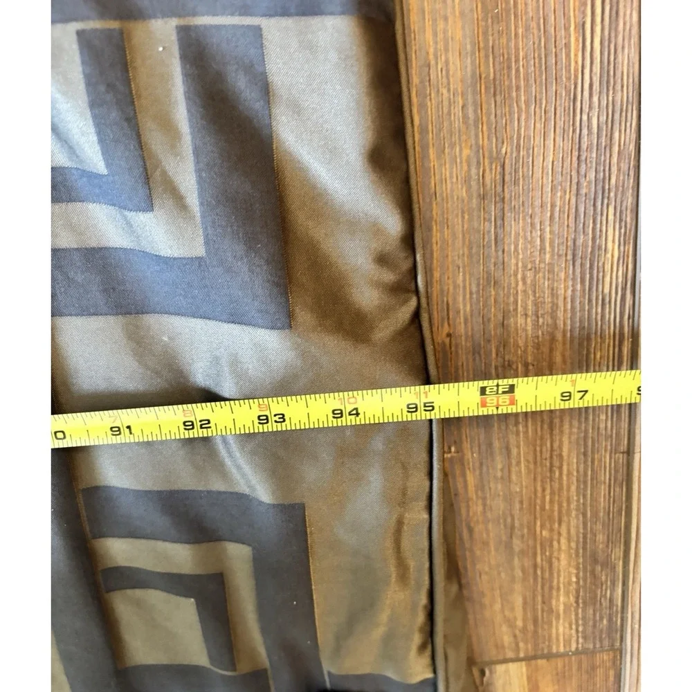 Geometric Greek Key Cut Brown Duvet Cover Queen‎ 88